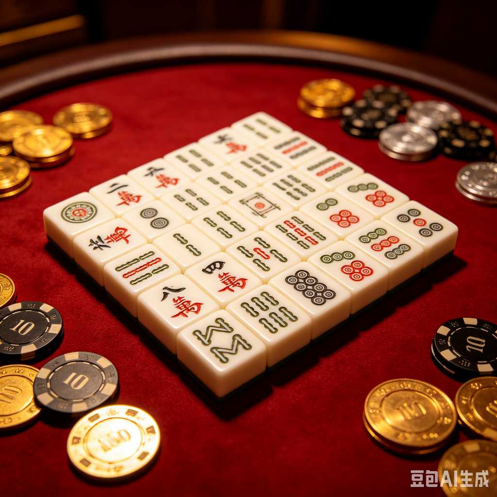simulated ivory mahjong set