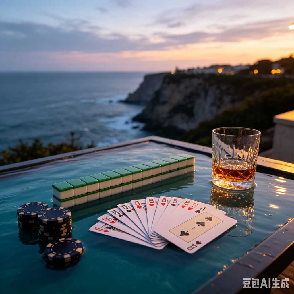 minimal text mahjong set